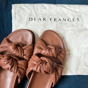 Dear Frances Tye Slides Hazelnut
